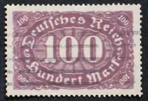 D. Reich, Inflation Abart, Besonderheit, Nr. 247 DD gestempelt - Bild 1 von 2