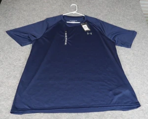 Under Armour UA Tech 2.0 SS T-Shirt Herren Navy Loose Fit 1326413 2XLT - Bild 1 von 9