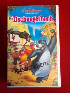 Seltene VHS Pressekassette "Walt Disney´s Meisterwerk - Das Dschungelbuch" - Bild 1 von 4
