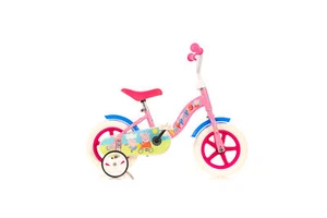Bicicleta Dino Peppa Pig Niños 10 in con estabilizadores rosa para niñas ciclismo - Imagen 1 de 1