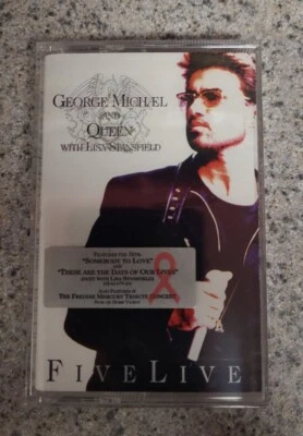 George Michael & Queen w/ Lisa Stansfield Cassette SEALED  - Image 1 of 4