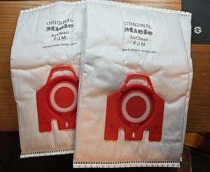 Original Miele FJM Vacuum Bags 3D AirClean 4 HEPA Bags, open box - Picture 1 of 4