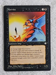MTG Norritt - Ice Age (ICE) 1995 Magic the Gathering Card Near Mint - Picture 1 of 6