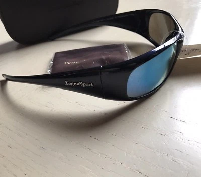 New $300 Zegna Sport SZ3680 Sunglasses Col 7DQP 63-17-125 Polarized Italy - Image 1 of 4