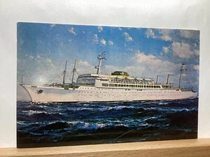 Moore-McCormack Line Operating Between New York/South America - Vintage Postcard - Picture 1 of 3