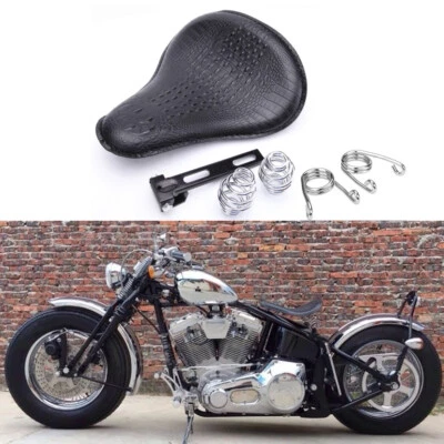 Muelle de asiento individual para Harley Heritage Springer Bad Boy Bobber motocicleta cocodrilo Foto 1 de 4