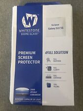 New Whitestone Dome Glass Screen Protector For Samsung Galaxy S22 5G Sealed