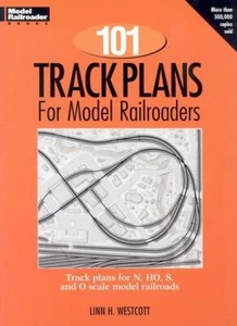 101 Track Plans for Model Railroaders Book~N, HO, S, and O scales~NEW - Picture 1 of 1
