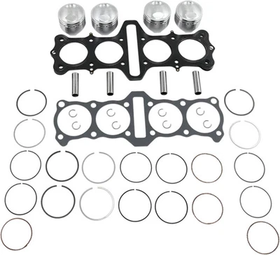Kit de pistón de extremo superior Wiseco 1075cc 72 mm 6 mm OB 10,25:1 para Kawasaki KZ1000A 76-77 Foto 1 de 3