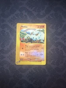 Pokemon TCG Mankey 92/147 Reverse Holo Aquapolis 2002 - Foto 1 di 2