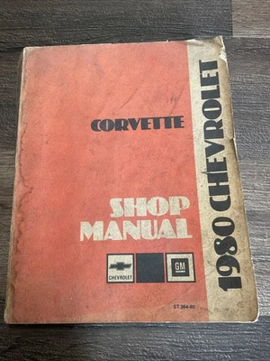 Chevrolet Corvette 1980 manual de servicio Foto 1 de 4