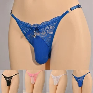 Pochette slip résille sexy homme tendance sous vêtement taille basse pour tout - Picture 1 of 22