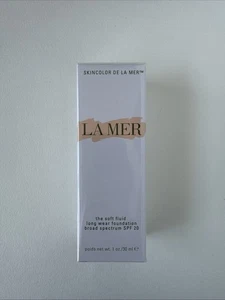 La Mer The Soft Fluid Longwear Foundation SPF20 1oz/30ml NIB 410 Espresso - Picture 1 of 3