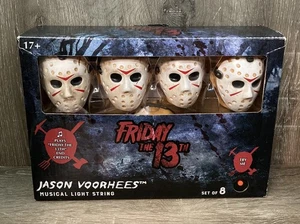 Halloween String Lights Friday the 13th Jason Voorhees Musical Light Set - New - Picture 1 of 4
