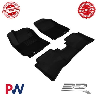 3D MAXpider Floor Liner Custom Fit All-Weather KAGU For 2012-2017 Hyundai Accent - Image 1 of 4