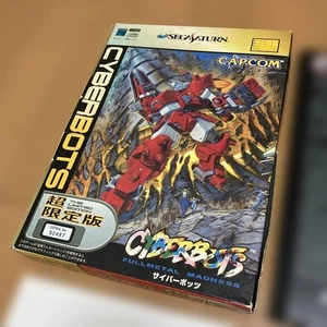 Cyberbots Edición Limitada Sega Saturn Japón con Volantes Manual Probado Capcom Raro - Imagen 1 de 19