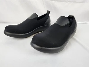 Women's ALEGRIA black slip on SHOES fabric EDEN ede-101 Size 41 - Picture 1 of 4