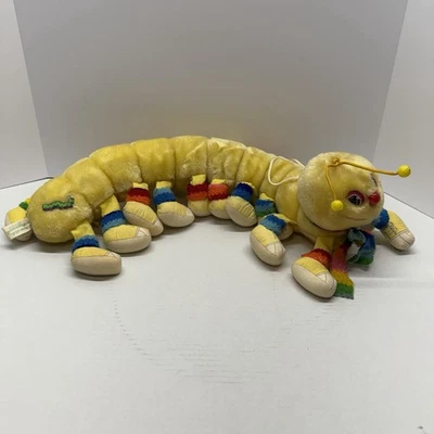 1984 Lots-A-Lots-A-Leggggggs Caterpillar Centipede Commonwealth Yellow Plush 20 - Image 1 of 4