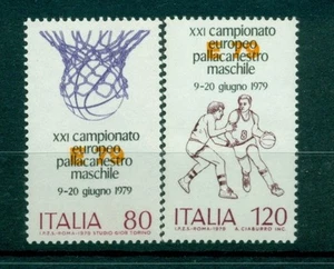 Italia Repubblica 1979 - B.1567/68 - Campionati mondiali pallacanestro - Imagen 1 de 1