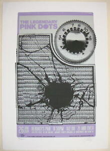 2004 Legendary Pink Dots - Portland Silkscreen Concert Poster s/n Stainboy
