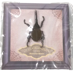 Pin de empuje de solapa de escarabajo Hércules círculo psíquico rarezas insecto amante regalo - Imagen 1 de 4