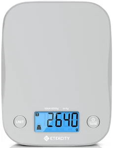 Food Kitchen Scale, Digital Weight Grams and Oz for Cooking, Baking, Meal Prep, - Picture 1 of 12