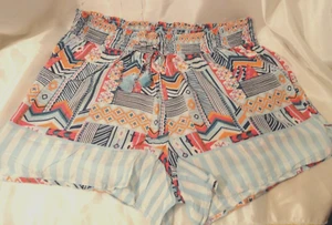 Vera Bradley's PAJAMA SHORTS in PATCHWORK BOUQUET Pattern XL Size 16 - 18 NWT - Picture 1 of 6