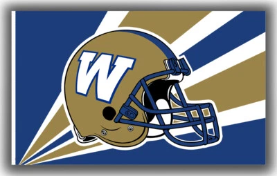 Winnipeg Blue Bombers Football Team Memorable Flag 90x150cm3x5ft Helmet Banner - Image 1 of 4