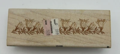 Sello de goma con borde de vid flor Anna Griffin All Night Media 580H25 Foto 1 de 3