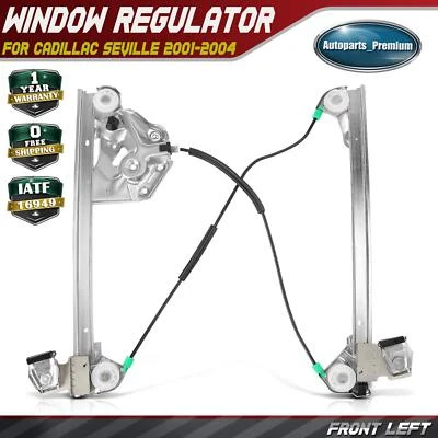 Regulador ventana eléctrica sin motor para Cadillac Sevilla 2001-2004 delantero izquierdo Foto 1 de 4