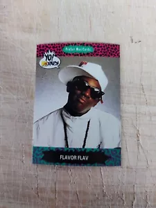 1991 Pro Set Yo MTV Raps Sabor Flav Tarjeta de Novato Casi Nuevo Hip Hop - Imagen 1 de 3