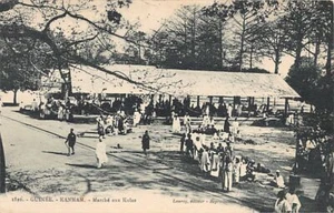 Guinea Conakry - KANKAN - The kola nut market - Publ. Lauroy 1896 - - Guinée Con - Picture 1 of 2
