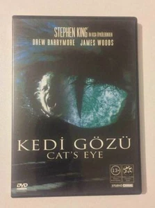 STEPHEN KING Cat's Eye HORROR TURKISH DVD MOVIE SUPERB RARE COLLECTIBLE - Picture 1 of 2