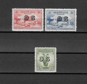 AUSTRALIA 1932/33 SG O134/O136 COMO NUEVO - Imagen 1 de 2