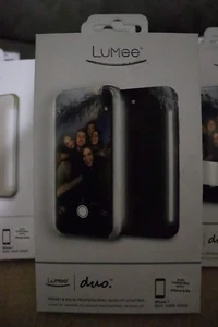 NEW LuMee Duo Dual Sided Light Up Selfie Case - Black - iPhone 8 , 7 and 6/6S - Picture 1 of 1
