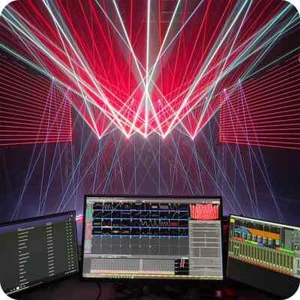Pangolin Lasershow "Bee-Gees / You should be dancing" - Beam- und Grafikshow - Bild 1 von 1