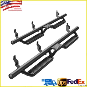 4 Inches Running Boards Nerf Bars for Jeep Wrangler Gladiator Drop Side Step New - Picture 1 of 8
