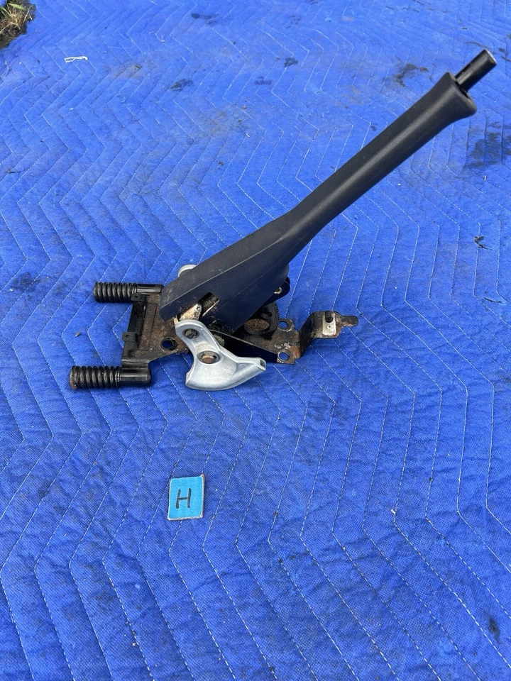 1986-1993 Volvo 240 244 245 Parking Brake Lever E Brake Assembly OEM #3695E - Image 1 of 4