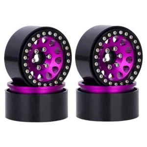 4Pcs Metal 1.9" Beadlock Wheels Rim Hub for 1/10 RC Crawler Car Axial SCX10 TRX4 - Picture 1 of 27