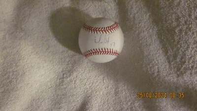 PHILADELPHIA PHILLIES ODUBEL HERRERA AUTOGRAPHED MLB BASEBALL HUNT HOLOGRAM - Image 1 of 2