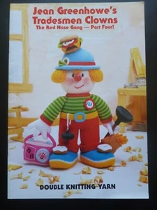JEAN GREENHOWE’S KNITTED CLOWNS The Red Nose Gang – Part Four! - Picture 1 of 7