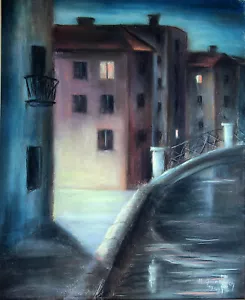 HORST GARBISCH "ABENDSTIMMUNG" 1961 Pastellzeichnung handsigniert - Picture 1 of 4