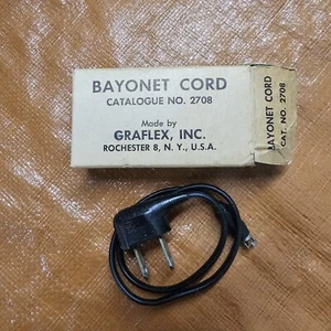 Cable de alimentación en espiral Graflex 2708 NOS - Imagen 1 de 3