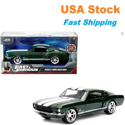 Fast And Furious 1967 Sean's Ford Mustang Hardtop Jada Diecast Car 5", 1:32 - Image 1 of 4