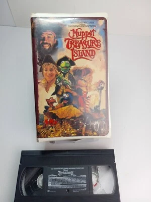 Muppet Treasure Island (1996-VHS Clamshell) Tim Curry Rated G. Children Adventur - Image 1 of 4