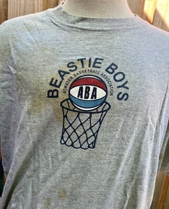 De Colección Años 90 BEASTIE BOYS ABA Atwater Baloncesto Tour HIP HOP RAP XL-2XL Usada - Imagen 1 de 5