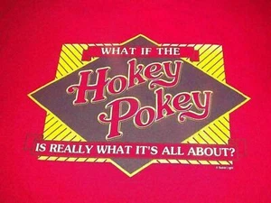 Large Red What if The Hokey Pokey Is Really What It's All About T-Shirt - Bild 1 von 4