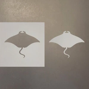 Manta Ray 1 Plástico Mylar Plantilla Aerógrafo Pintura Arte Suministros - Imagen 1 de 1