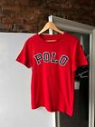 Polo Ralph Lauren Herren Center Logo Rotes T Shirt Groe   S
