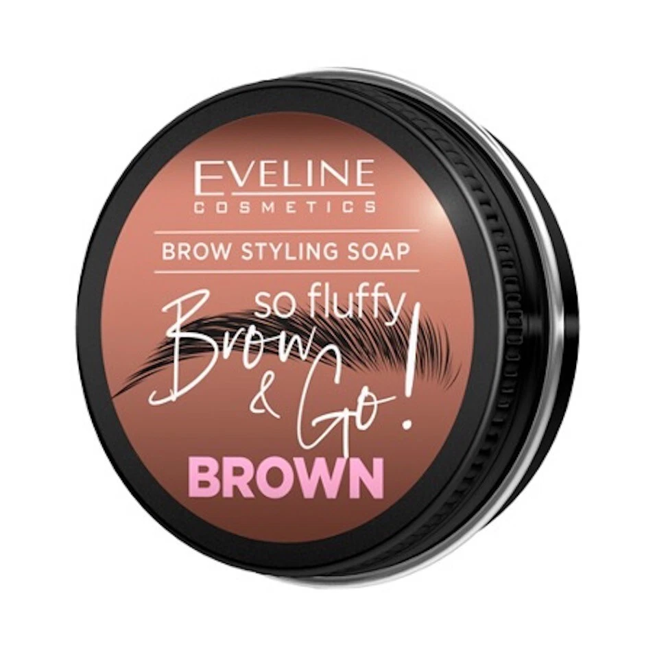 Eveline Brow & Go! So Fluffy Brow Styling Soap Gel Formula - Brown 25g - Image 1 of 1